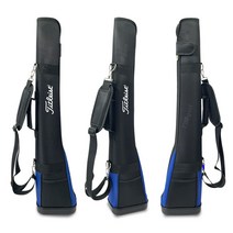 골프백 캐디백 골프건 가방 남녀 3-7개 경량 골프 연습항공 탁송 가방, 작은타이틀리스트블랙과블루