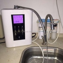 알카리 이온수기 2018 언더 싱크 정수기 7판 알칼리성 기계 oh 806 7w, 220-240v