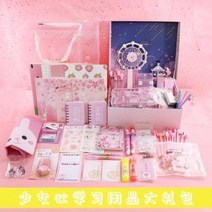 입학선물 볼펜 샤프 파카펜 문방구 인터넷 레드 세트 선물 벚꽃소녀 마음 학용품 개강 중학, 49 살사