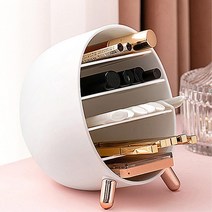 헤어샾 메이크업도구 5단분리 수납 정리함 행거선반 꾸미기 여대생 주방 테이블, 로즈핑크