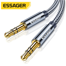 ESSAGER 무손실 3.5mm AUX OFC HIFI 옥스 오디오 케이블, 5미터