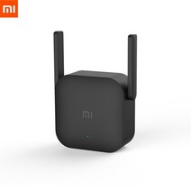 xiaomi mijia wifi repeater pro 300m mi 증폭기 네트워크 확장기 라우터 power extender roteador 2 antenna for router, 영국 플러그 추가, 검은색