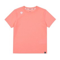[데상트] 반팔티 UQC SN22JHTS43-CORL 주니어 터프 스몰로고 반팔 티셔츠 C