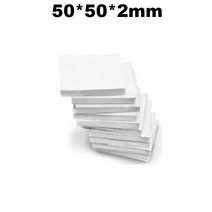 에바폼 EVA폼 압축스펀지 스티로폼 폼보드제작 스치로폼 10100pcs 양면 테이프 초강력 자기 접착 EVA 폼 스티커 패드 사각형 원형 헤비 듀티 장착 다중 크기, 51.White  50x50x2mm - 10PCS -
