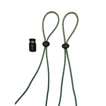 GK Swimwear 교체용 번지 코드 고글 스트랩 키트 (2세트) (브라이트 오렌지) 669676, Neon Green