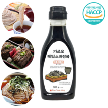 일본 명가 가쓰오 다시 냉 모밀 소바 쯔유 소스 300ml, 메밀소바장국 300ml, 3개