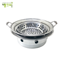 불안나화로 ECO화로 (고급형) 업소용로스타 캠핑용화로 320/330/350mm 석쇠&불판, 4종세트