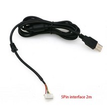 하나의 4 핀 5P USB 2.0 케이블 아케이드 게임 조이스틱 컨트롤러 쉴드 와이어 하네스 PC PS3 제로 지연 인코더 보드, 5핀