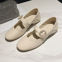 플렛슈즈 봄계절 펌프스 플랫 늦바람 부드러운 숙 여성 스윗 단화 여름 메리 제인 792319513