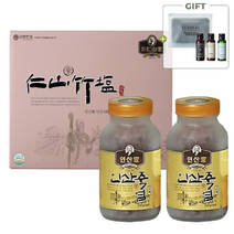 [여행용세트증정]인산가 9회자죽염 세트C [자죽염고체 240g x 2개] 죽염본가 9번구운 인산죽염+선물용 종이백 증정