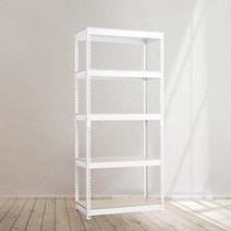 스피드랙 무볼트 조립식 앵글 철제 선반 5단 1500 x 500 x 1650, 블랙, 9mm 양면코팅 보드, 색상