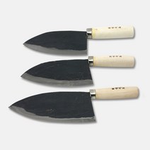 무쇠닭칼 16cm 18cm 20cm 막칼 뼈칼 데마 식도 대장간 정육칼 육류칼 고기와함께, 18cm (중)