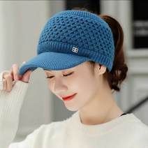 시크해 3286 비비격자니트썬캡 여성썬캡 여성모자 데일리