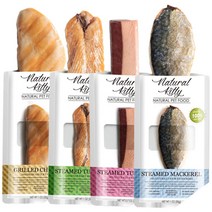 내추럴키티 고양이간식 (30g 1개입) 4종택 100%원재료, 1p, 스팀 참치뱃살(30g×1p)
