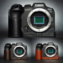 [TP] 캐논 EOS R7 카메라 소가죽 속사케이스 CANON, 코코아