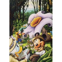 야노망 미키마우스 정글 탐험 초미니퍼즐 디즈니 204피스 직소퍼즐 YM98-624, 퍼즐만