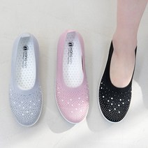 쓰리고몰 여성 보석 니트단화 편한 활동화 슬립온