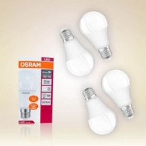 OSRAM LED 전구 13.5W 4개(주광색 백색 전구색), 주광색