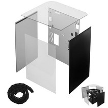 ENOMAKER Bambu Lab P1P용 3D 프린터 인클로저 키트 케이블 드래그 체인 온도를 낮추는 보호 커버 후면 패널 1개 측면 패널 2개 도어 1개 상단 강화