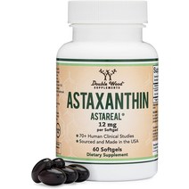 미국영양제 Astaxanthin 12mg Max 임상 실험을 특허받은 천연 아스타잔틴, 1개, 기본