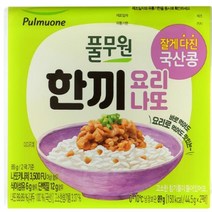 풀무원 건강 식단 국산콩 한끼 요리나또 부모님 가족 아침 식사 선물용 (44.5gx2), 3세트