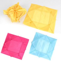 떡보자기 떡바구니 색보자기 명절떡포장 송편주머니 떡만들기 유치원 돌잔치, 떡보자기 - 하늘