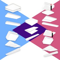 장수램프 LED 조명세트 (20평 30평 40평) 방등 주방등 거실등, A.퓨어 세트 (A01~A04), A02_30A형 LED 퓨어세트