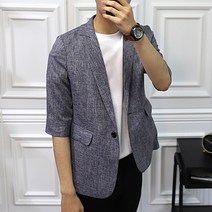 후앙스 7부 보카시 베이직 원버튼 자켓 COJK-9540