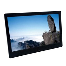 10.1 인치 HD 디지털 사진 프레임 1024x600 초박형 LED 전자 앨범 LCD, black 2_미국 플러그