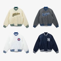 뉴에라 공식스토어 뉴에라 남여공용(MLB 스타디움 재킷 뉴욕 양키스 LA 다저스 오클랜드 애슬레틱스) 4종 모음
