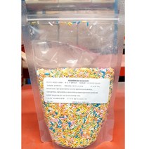 제과제빵재료 레인보우 스프링클 원형 300g 제빵 재료 여러 색상, 1