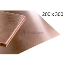 적동판 200x300mm 두께 1.2mm 동판 구리판 순동판, 단품