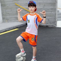 반바지트레이닝복세트 남아 반팔티세트 란세 맨해튼 농구복 아동티셔츠 순면 코튼 러닝 운동복 2243725866