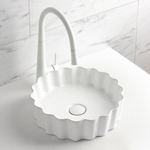 YJ-9623 도기볼세면기세면대 세면기 세면볼 도기볼, CH 골드(멍)자동폽업, P트랩(벽배수) 32cm