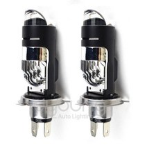 110W H4 LED Canbus 플러그 앤 플레이 미니 렌즈 프로젝터 Bi 헤드 라이트 하이 로우 빔 자동차 전구 6000K 12V 터보 램프 LHD RHD, 2Pcs Bulb_Left-hand Drive | H4