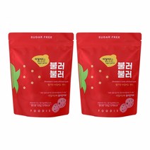 바질씨드 캔디 불러불러 딸기맛 120g x2팩 무설탕 사탕 식단관리 식단조절, 단품