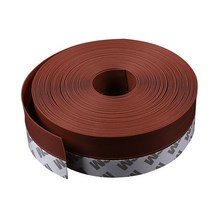 창틀 door bottom seal strip weather window 고무 씰 weatherstrip windproof dust self adhesive door tape, 갈색, 폭 35mm, 1m