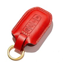 호즈 신형오피러스 스마트키케이스 자동차 소가죽 차키홀더 100%핸드메이드 차키커버 키지갑 키링 선물포장, HK01-골드 네이비