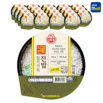오뚜기밥 식감만족 찰기가득 진밥 210G 20개