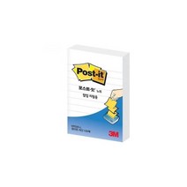 문구랑만들기랑 3M 포스트잍 포스트잇 노트 팝업리필용 KR320-L 화이트라인 51X76mm, 상세페이지 참조