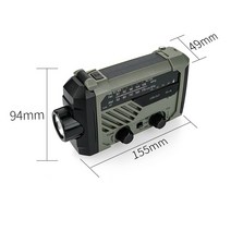 비상발전기 야외용 소형 자가발전기 캠핑용 수동, 아이보리 화이트 + 수납가방