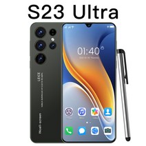 7.3 HD 스크린 언락 휴대폰 S23 울트라 4G 5G 스마트폰 오리지널 셀룰라 듀얼 심 안드로이드 13 휴대폰, 한개옵션1, 09 16GB 1TB Green