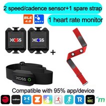 즈위프트 센서 XOSS-심박수 센서 블루투스 4.0 ANT 무선 심박수 모니터 방수 듀얼 모드 케이던스, 07 Mode 7