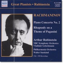 [CD] Arthur Rubinstein 라흐마니노프 : 피아노 협주곡 2번 파가니니 변주곡 (Rachmaninov : Piano Concerto No.2...