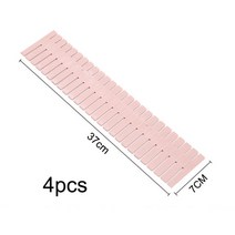 사무용파티션 책상파티션 플라스틱 서랍 그리드 분리기 칸막이 파티션 보관함 4 개 속옷 양말 메이크업 물, 05 분홍색