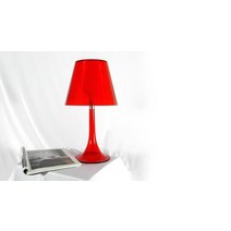 인테리어 스탠드 테이블 조명 인테리어 스탠드 테이블 조명 현대 아크릴 그늘 필립 스타크 디자인 미스 K 테이블 램프 이탈리아 디자인 테이블 램프, 04 Red
