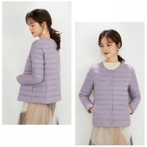 SSOMI 부드러운 원단 오리털 경량 패딩 겨울철 사무실 필수템 아우터
