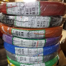 테프론전선(FEP) AWG22 0.3SQ 200M 1롤/케이블, 색상선택, GN(녹색)