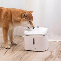 샤오미 반려동물 강아지 고양이 자동급수기 무소음 안전, 화이트, 1개