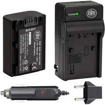 BM Premium NP-FV50A High Capacity Battery and Charger for Sony FDR-AX30 FDR-AX33 FDR-AX53 FDR-AX700, One Color, One Size